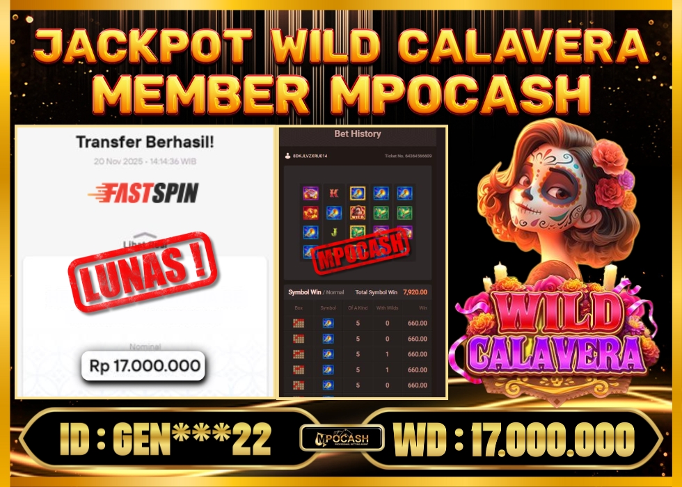 MPOCASH JACKPOT WILD CALAVERA